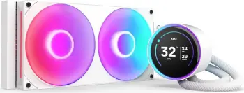 AIO Liquid Cooler NZXT Kraken Elite 280 V2 RGB White LCD Display