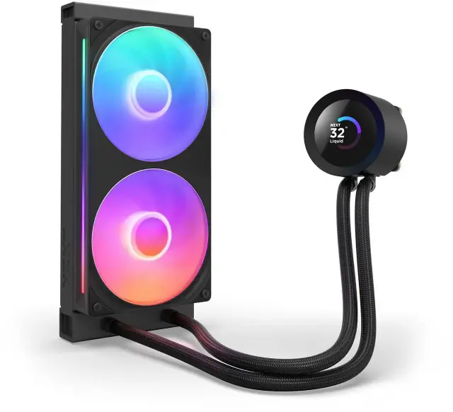 Охладител за процесор NZXT Kraken Plus 240 RGB LCD Display - Black 