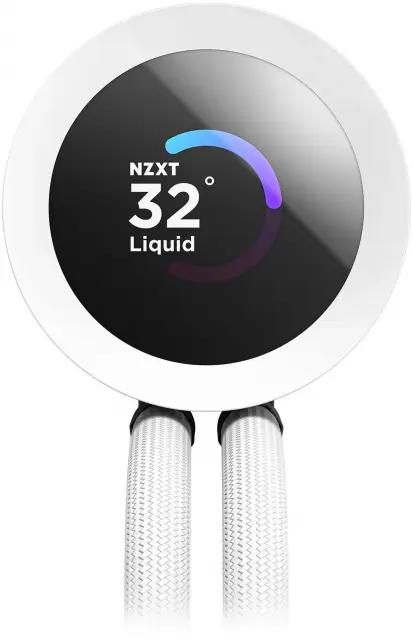 Охладител за процесор NZXT Kraken Plus 240 RGB LCD Display - White 