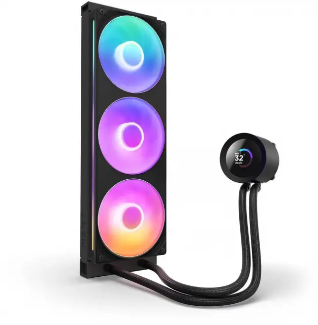 Охладител за процесор NZXT Kraken Plus 360 RGB LCD Display - Black 