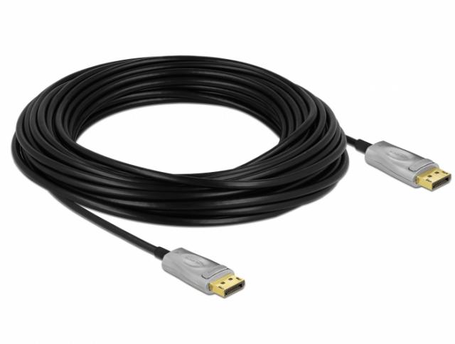 Delock Active Optical Cable DisplayPort 1.4 8K 15 m 