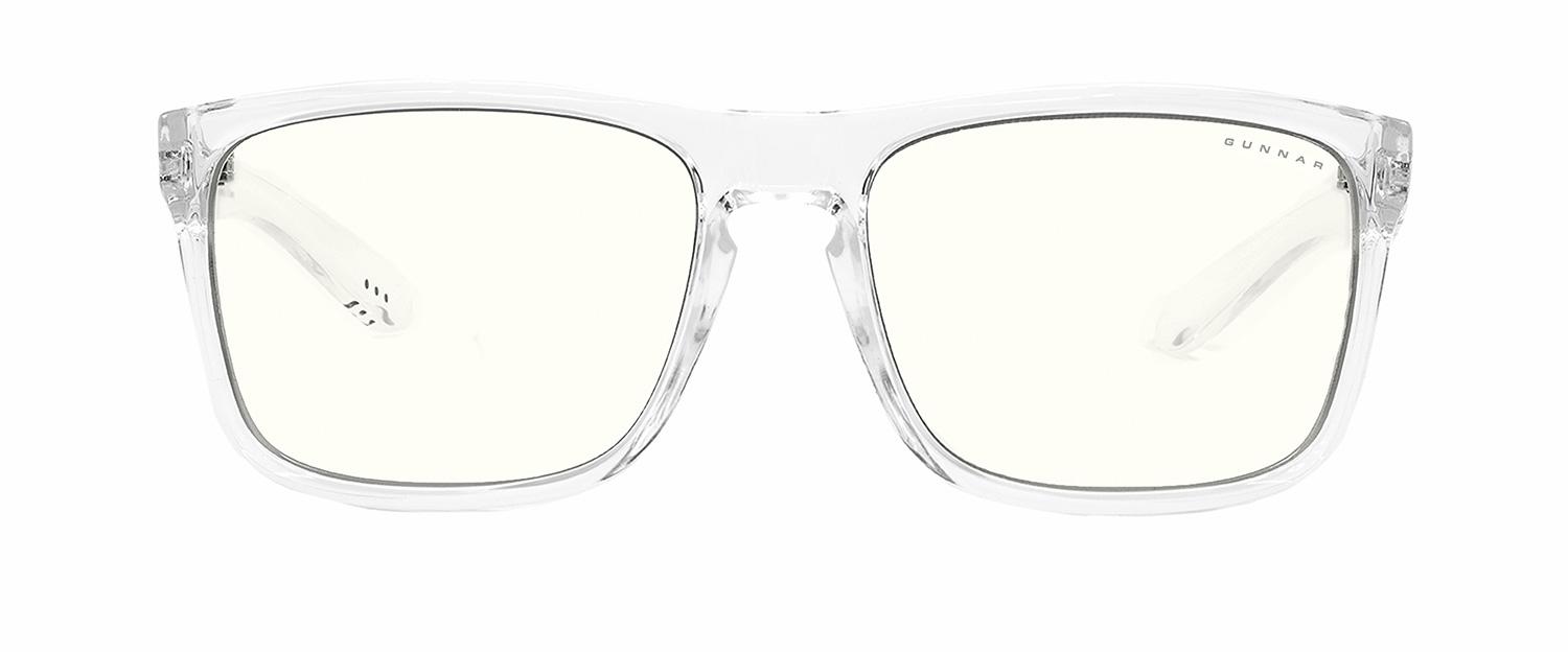 Компютърни очила GUNNAR Intercept Crystal, Clear, Бял