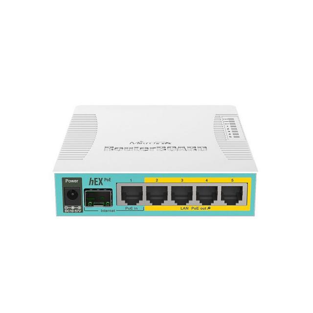 Рутер MikroTik RB960PGS, 5 x 10/100/1000, hEX PoE 