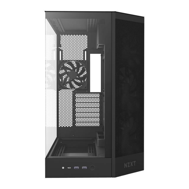 Кутия NZXT H9 Flow Dual-Chamber - Matte Black 