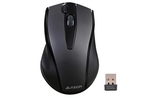 Wireless Silent Mouse A4tech G9-500FS,  Black 