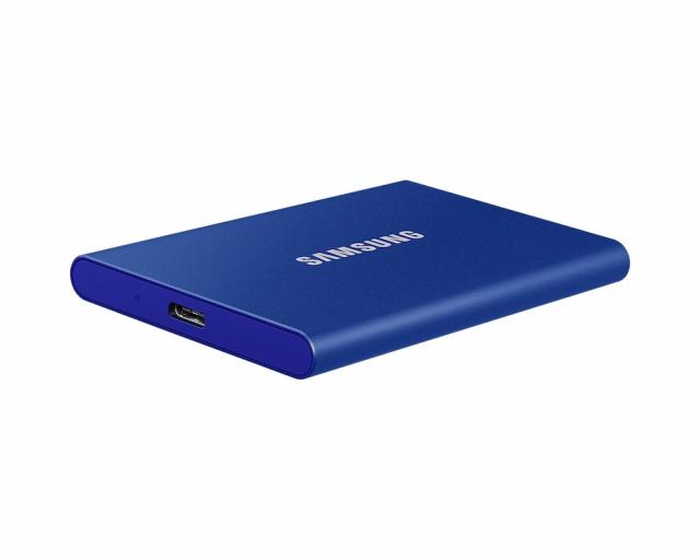 Външен SSD Samsung T7 Indigo Blue, 1000GB 