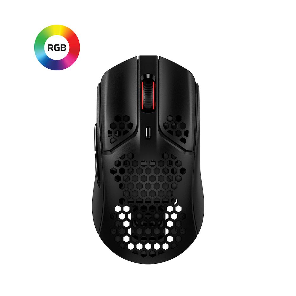 HyperX Pulsefire Haste – Wireless Gaming Mouse – Ultra Lightweight, 61g,  100 Hour Battery Life, 2.4Ghz Wireless, Honeycomb Shell, Hex Design, Up to