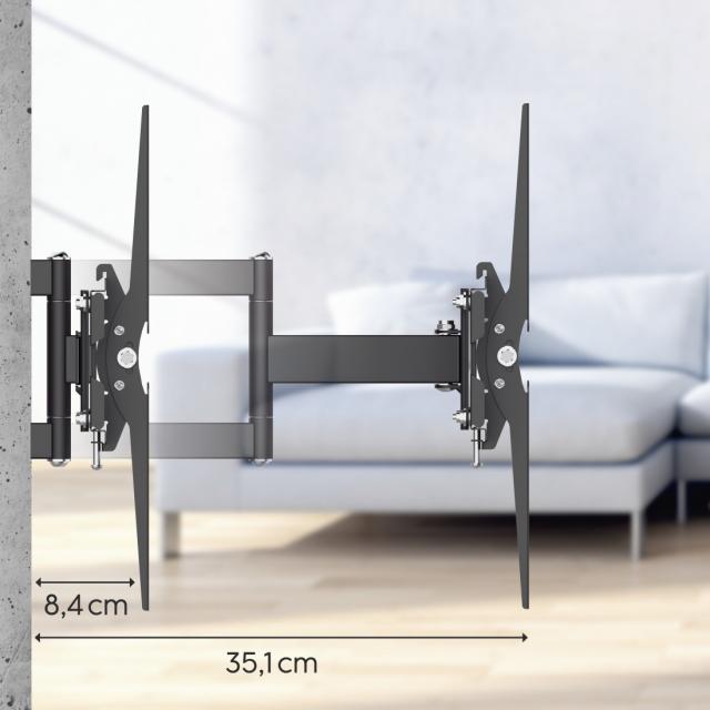 Hama TV Wall Bracket, Swivel, Tilt, Pull-out, 165 cm (65"), 220830 