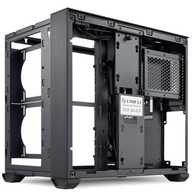 Кутия Lian Li O11 Air Mini Tower, Tempered Glass, Черна 