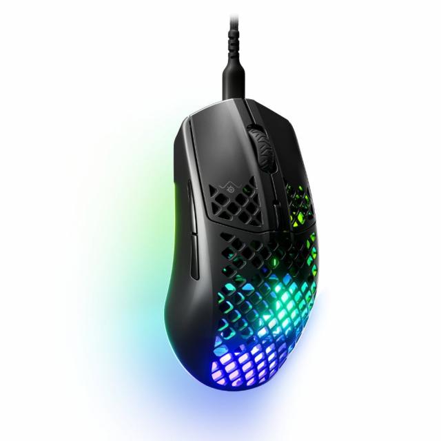 Геймърска мишка SteelSeries, Aerox 3 Black, Оптична, Жична, USB