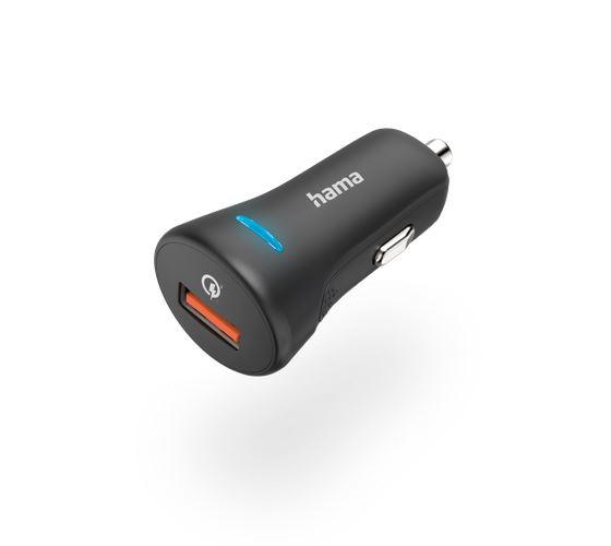 Fast Charger for Car, USB-A, HAMA-201633 