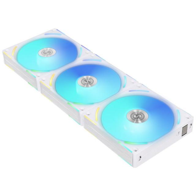 Fans Lian-Li UNI AL120 V2 ARGB PWM 3 Fan Pack White Controller included 