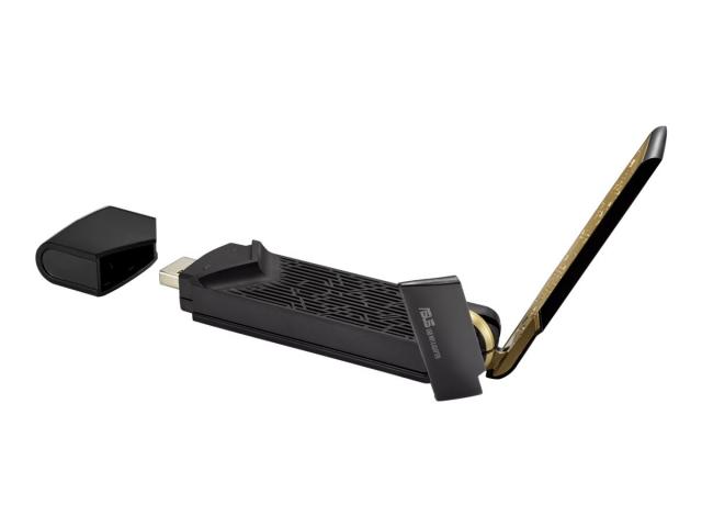 Wireless Adapter  ASUS USB-AX56 Dual Band AX1800 WiFi 6 802.11ax, USB 3.2 Gen1 built-in antenna 