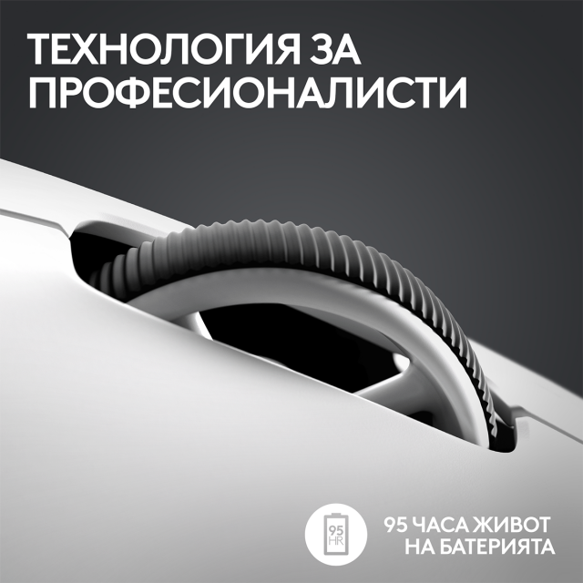 Gaming Mouse Logitech G Pro X Superlight 2 Wireless White 
