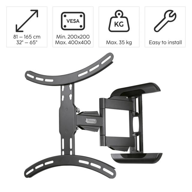 Стенна стойка за TV Fullmotion, 165 см, 32-65 ", 220834 