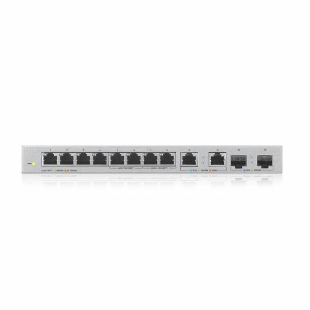 Суич ZYXEL XGS1010-12, 10 портов неуправляем, Gigabit, 2xSFP  