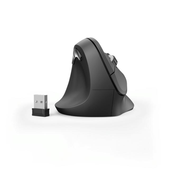 Hama Vertical, ergonomic EMW-500L" left-handed wireless mouse, 182697 