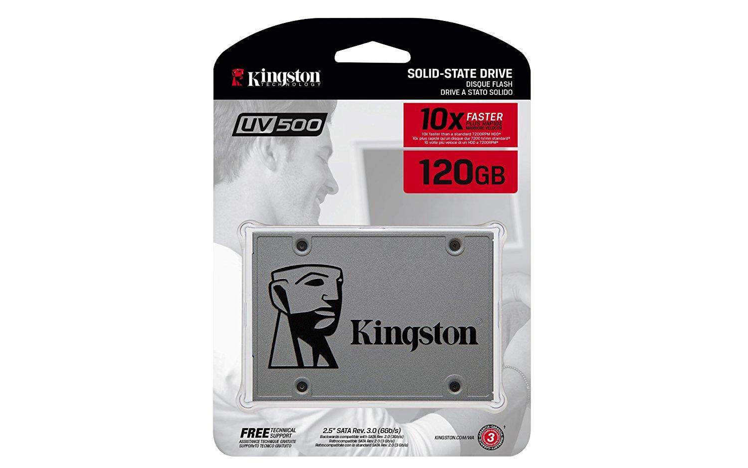 Solid State Drive (SSD) KINGSTON UV500, 2.5", 120GB, SATA3 7mm