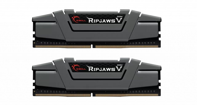 Памет G.SKILL Ripjaws V Dark Gray 16GB(2x8GB) DDR4 3200MHz F4-3200C16D-16GVGB 