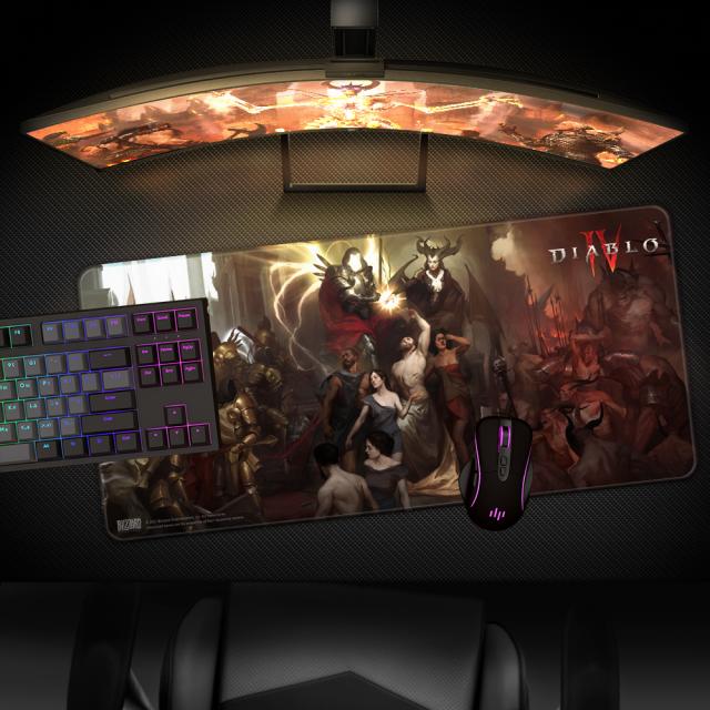 Геймърски пад Diablo IV - Inarius and Lilith, XL 