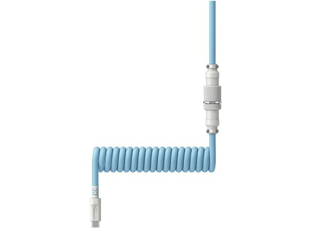 HyperX USB-C Coiled Cable Light Blue-White 