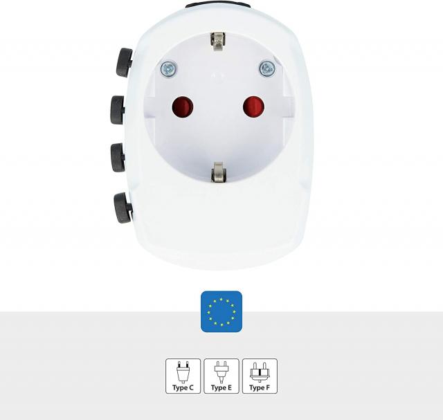 World Adapter SKROSS PRO Earthed 1103145, World 