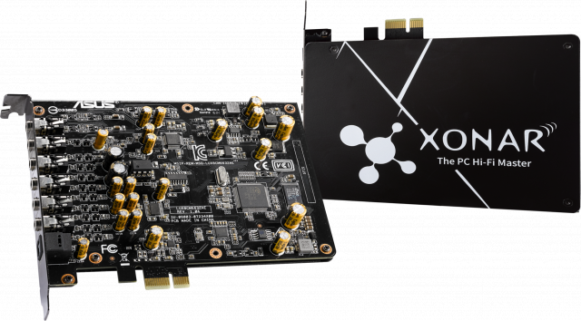 Sound card ASUS  Xonar AE 7.1 PCIe Gaming audio 