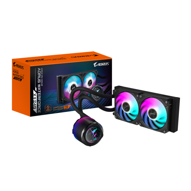 CPU Cooler Gigabyte AORUS WATERFORCE X II 240 Black 