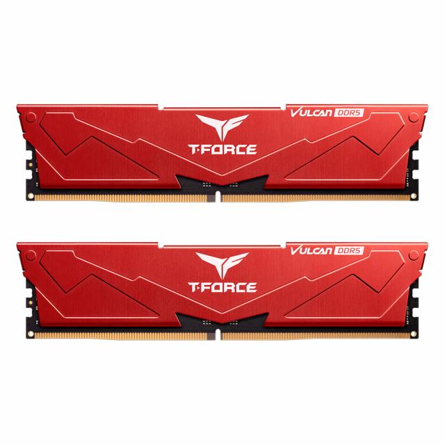 Памет Team Group T-Force Vulcan Red DDR5 32GB (2x16GB) 6000MHz CL30 