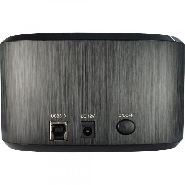 Encryption Dockingstation Inter-Tech Argus GD-PDLK02 for 2.5" or 3.5" SSD/HDD, 256-bit AES Encryption 
