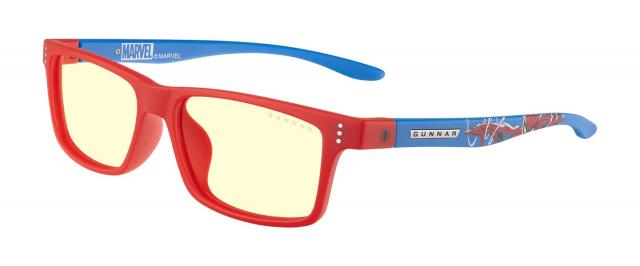 Детски компютърни очила GUNNAR Cruz Kids Large, Spider-Man Edition, Amber 