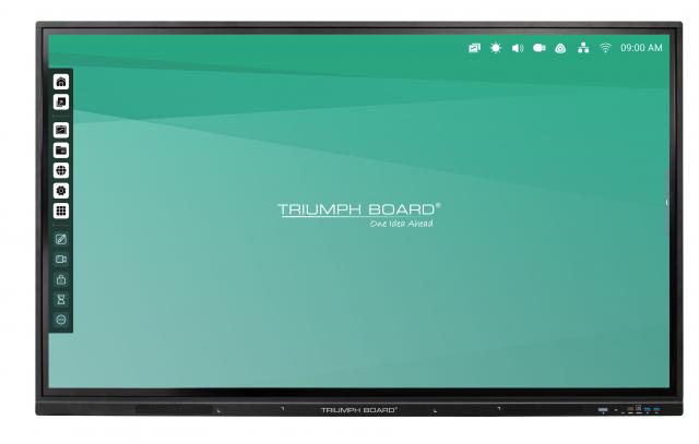 Интерактивен мулти-тъч дисплей TRIUMPH BOARD 65" IFP, Черен панел, Android 13 