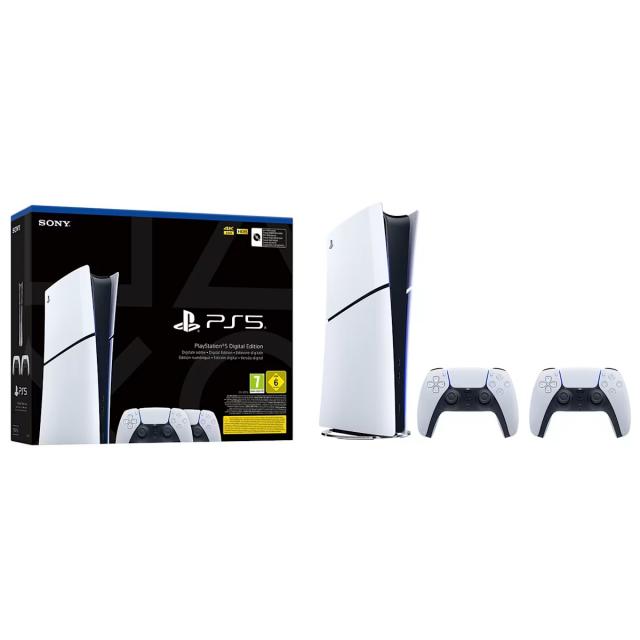 Gaming Console Sony PlayStation 5 Digital + DualSense Bundle 