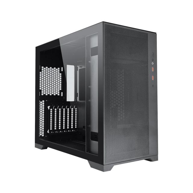 Кутия FSP CMT580B Mesh TG E-ATX Mid Tower, Черна 