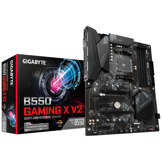 Motherboard GIGABYTE B550 GAMING X Socket AM4, 4 x DDR4, RGB Fusion, V2 (rev. 1.0) 