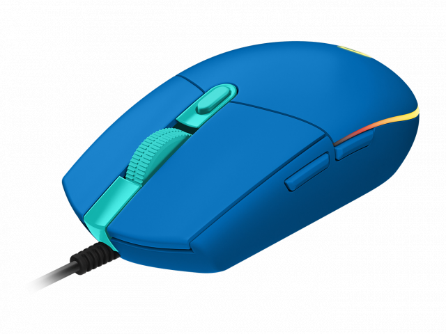 Gaming Mouse Logitech, G102 LightSync, RGB, Optical, Wired, USB, Blue 