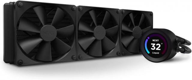 AIO Liquid Cooler NZXT Kraken Elite 360 Black, LCD Display 