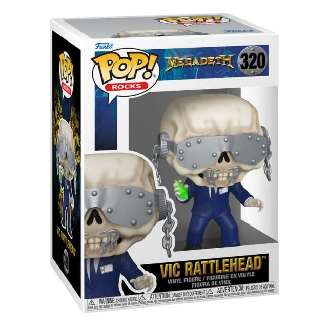 Фигурка Funko Pop! Rocks: Megadeth - Vic Rattlehead #320 Vinyl Figure 