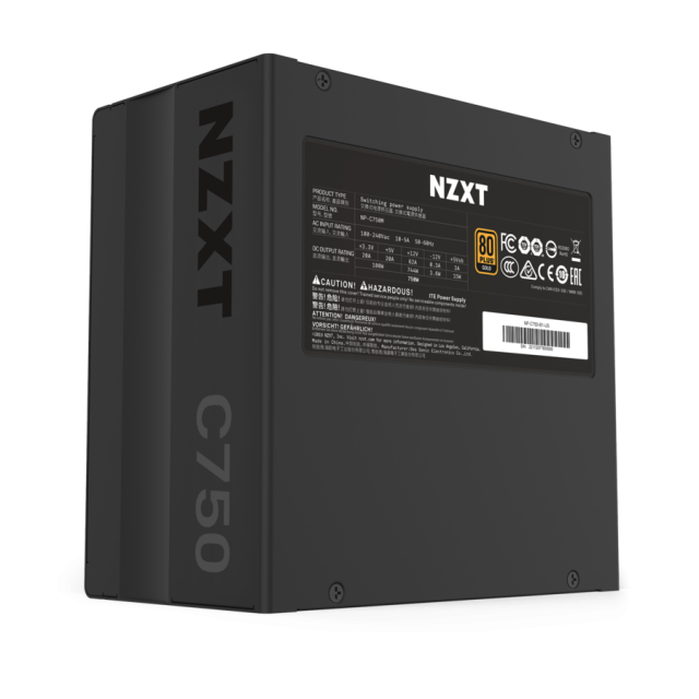Power Supply NZXT C750 750W 80+ Gold 