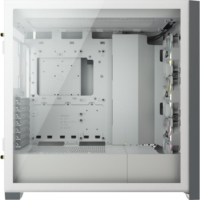 Case Corsair iCUE 5000X RGB Mid Tower, Tempered Glass, White 