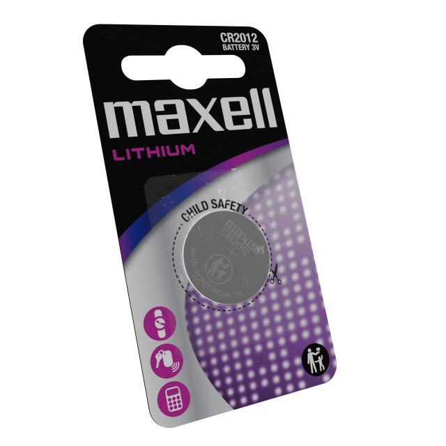 Button battery lithium MAXELL  CR2012 3V 