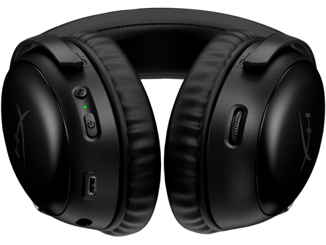 Геймърски слушалки HyperX, Cloud III, Безжични, Микрофон, Черни 