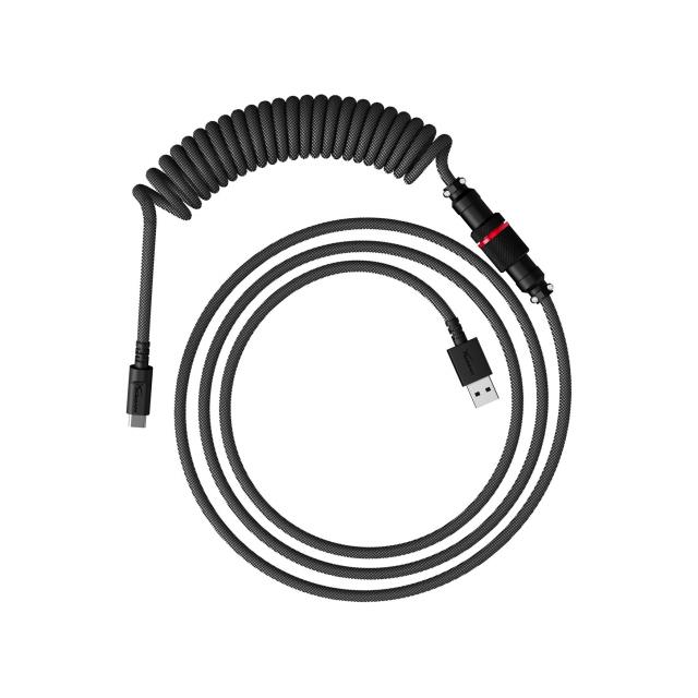 HyperX USB-C Coiled Cable Gray-Black