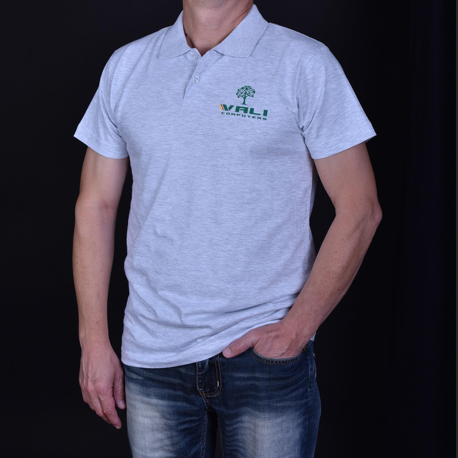 Тениска VALI COMPUTERS Gents, размер S, Бяла