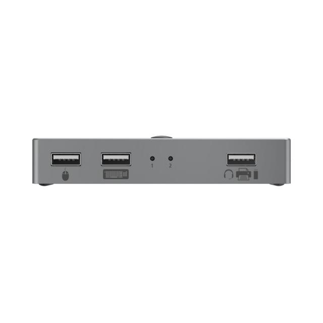 KVM превключвател Hama Connect2Switch, 4-портов, USB, HDMI, Вкл. кабели 