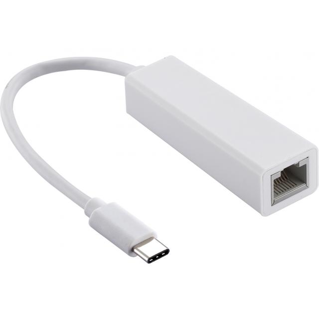 USB-C to LAN Adapter, Type C to RJ45 Ethernet Network 10/100 Mbps