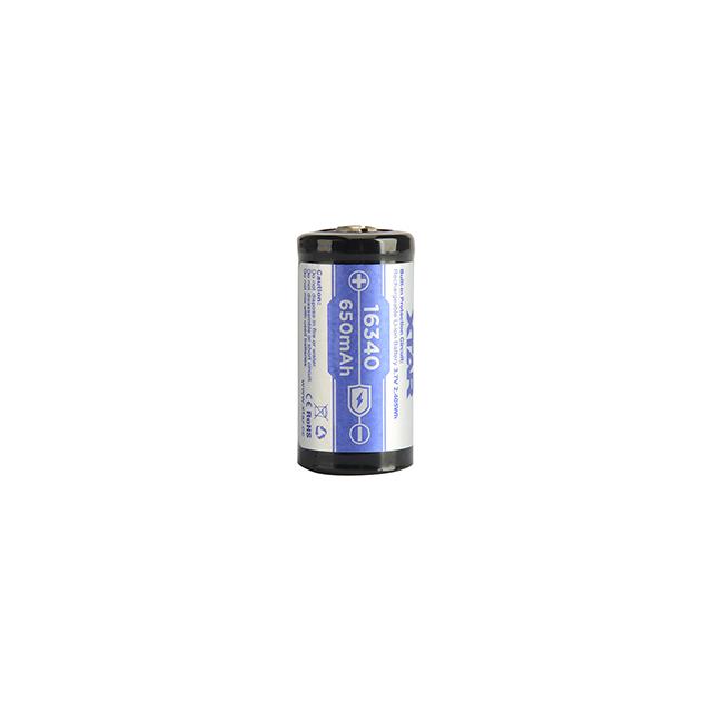 Акумулаторна батерия  CR-123, LiIon, 3.7V, 16340, 650mAh, XTAR