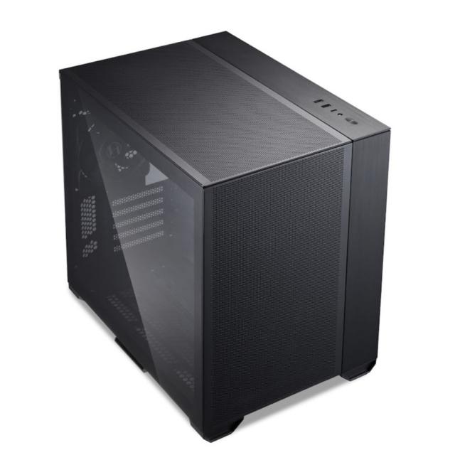 Кутия Lian Li O11 Air Mini Tower, Tempered Glass, Черна 