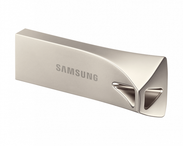 USB памет Samsung BAR Plus, 128GB, USB-A, Сребриста 