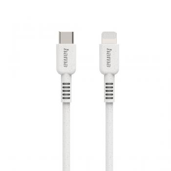 Hama "Eco" Charging Cable, USB-C - Lightning, 1 m, 187284
